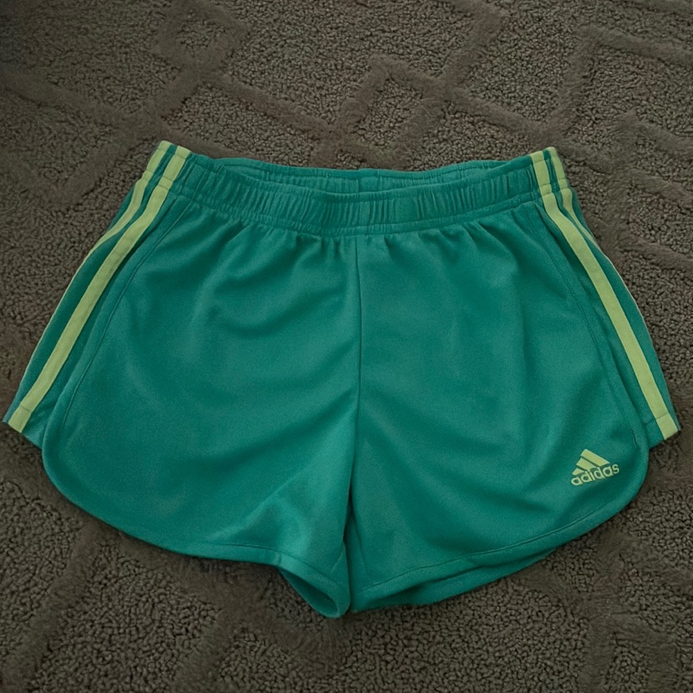 Girls adidas shorts.